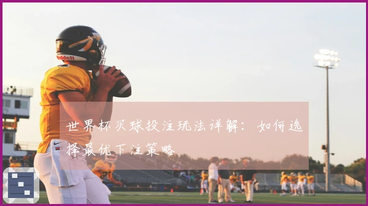 世界杯买球投注玩法详解：如何选择最优下注策略