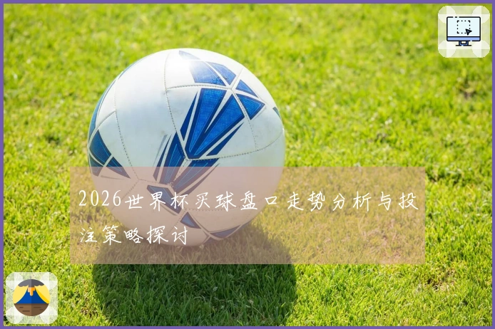 2026世界杯买球盘口走势分析与投注策略探讨